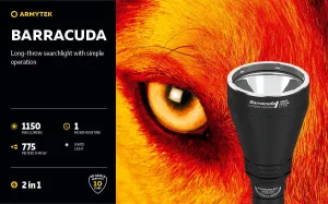 ARMYTEK BARRACUDA HUNTING KIT - XP-L HI WHITE