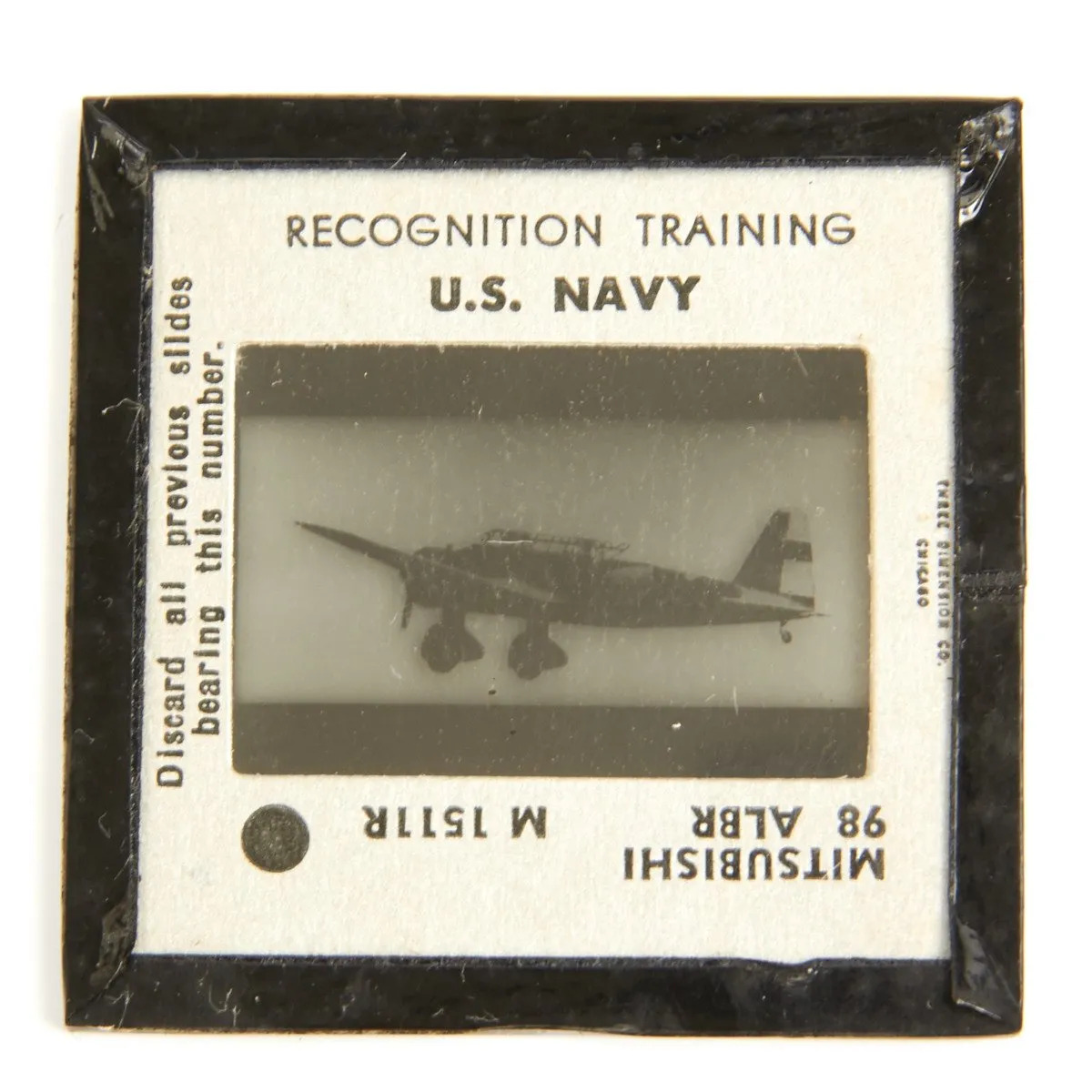 Original U.S. WWII Navy Recognition Training 35mm Slides - Complete Box of 500