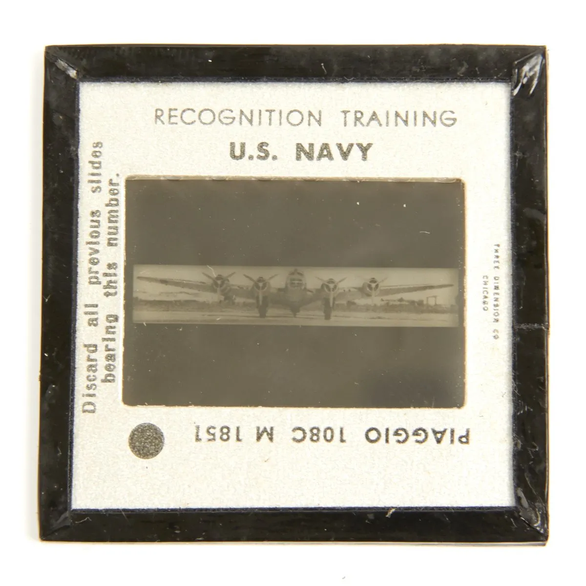 Original U.S. WWII Navy Recognition Training 35mm Slides - Complete Box of 500
