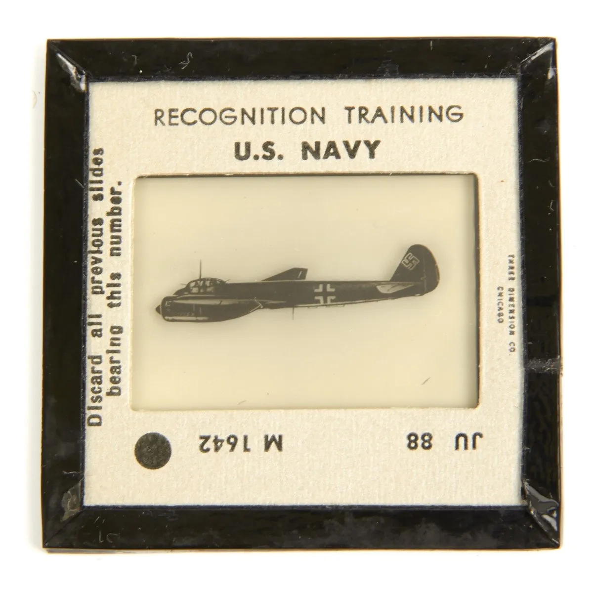 Original U.S. WWII Navy Recognition Training 35mm Slides - Complete Box of 500