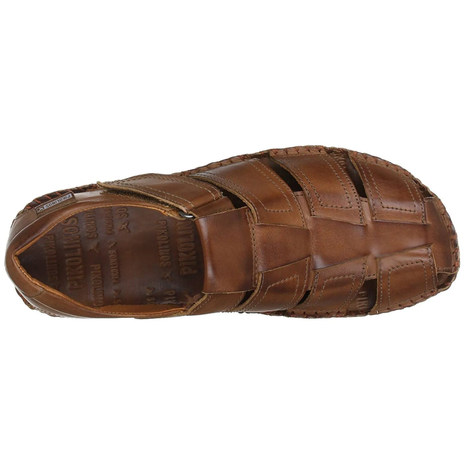 Pikolinos Tarifa Calfskin Leather Men's Fisherman Sandals