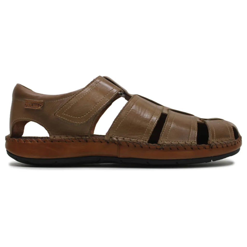 Pikolinos Tarifa Calfskin Leather Men's Fisherman Sandals