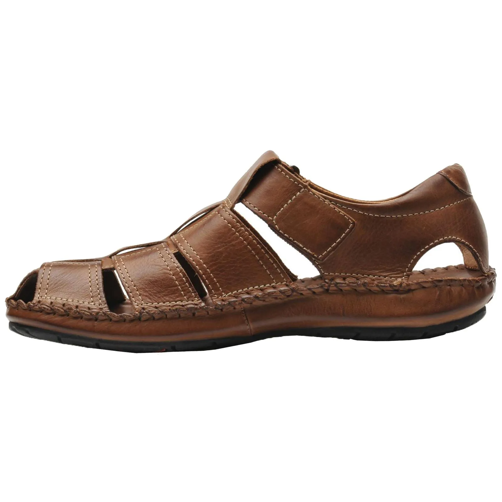 Pikolinos Tarifa Calfskin Leather Men's Fisherman Sandals