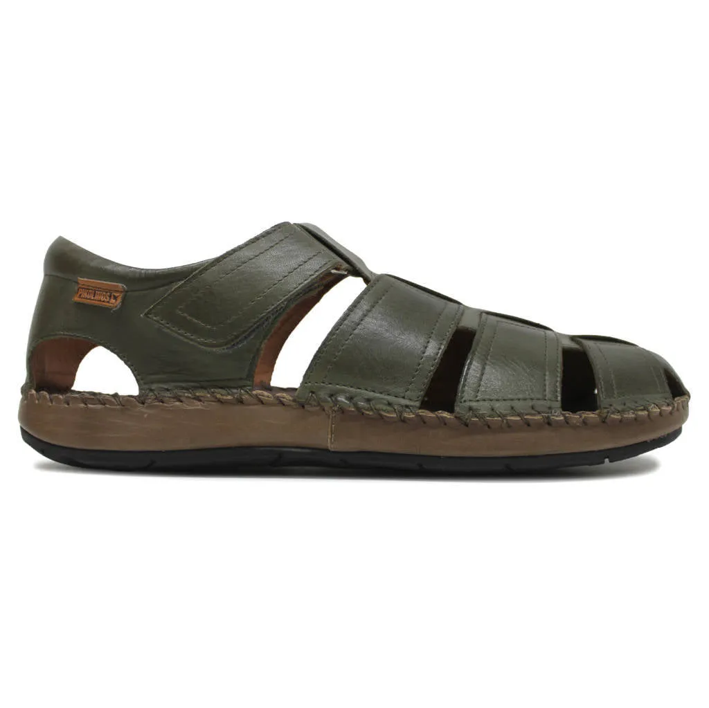 Pikolinos Tarifa Calfskin Leather Men's Fisherman Sandals