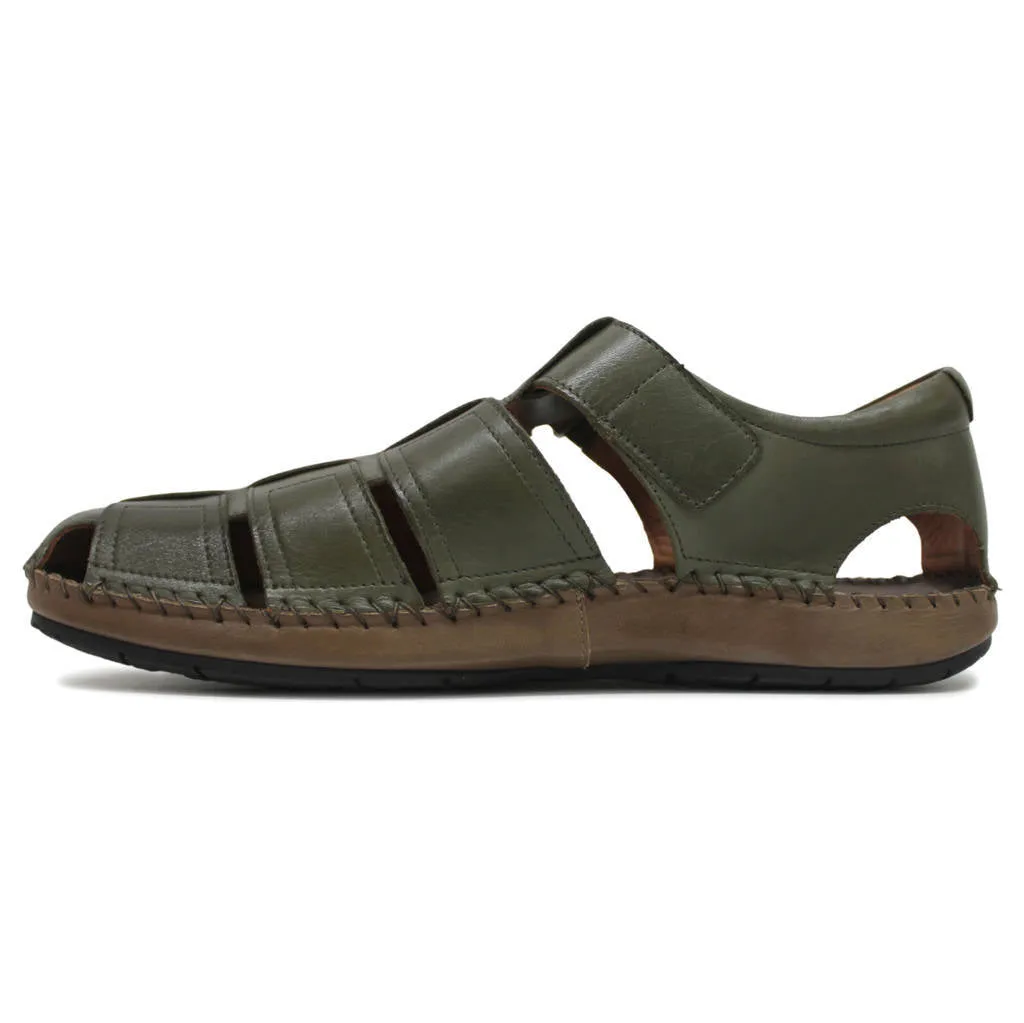 Pikolinos Tarifa Calfskin Leather Men's Fisherman Sandals