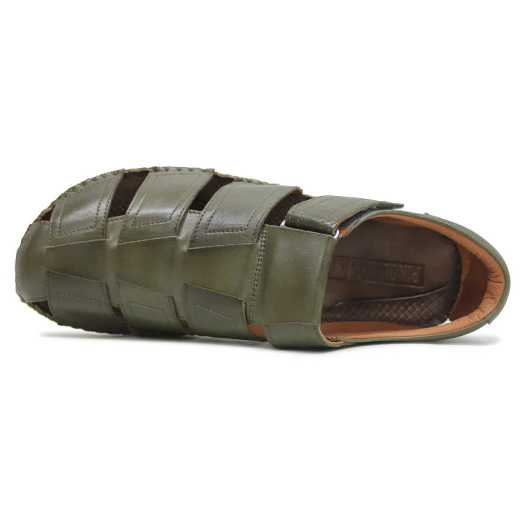 Pikolinos Tarifa Calfskin Leather Men's Fisherman Sandals