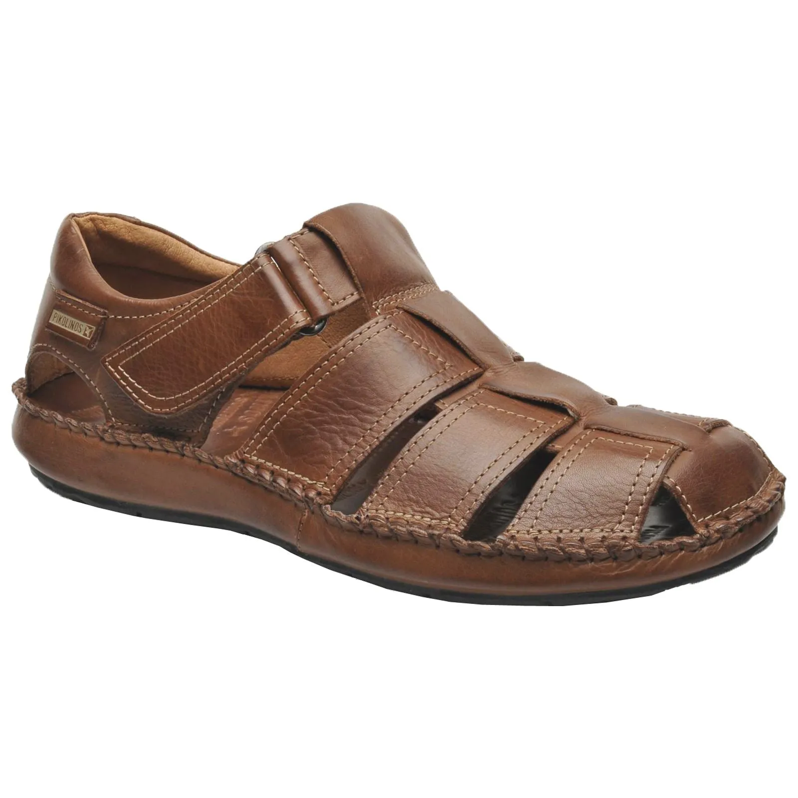 Pikolinos Tarifa Calfskin Leather Men's Fisherman Sandals