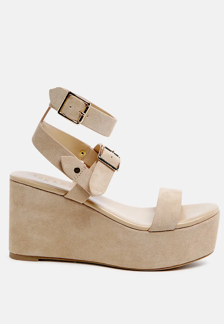Portia Leather Wedge Sandal