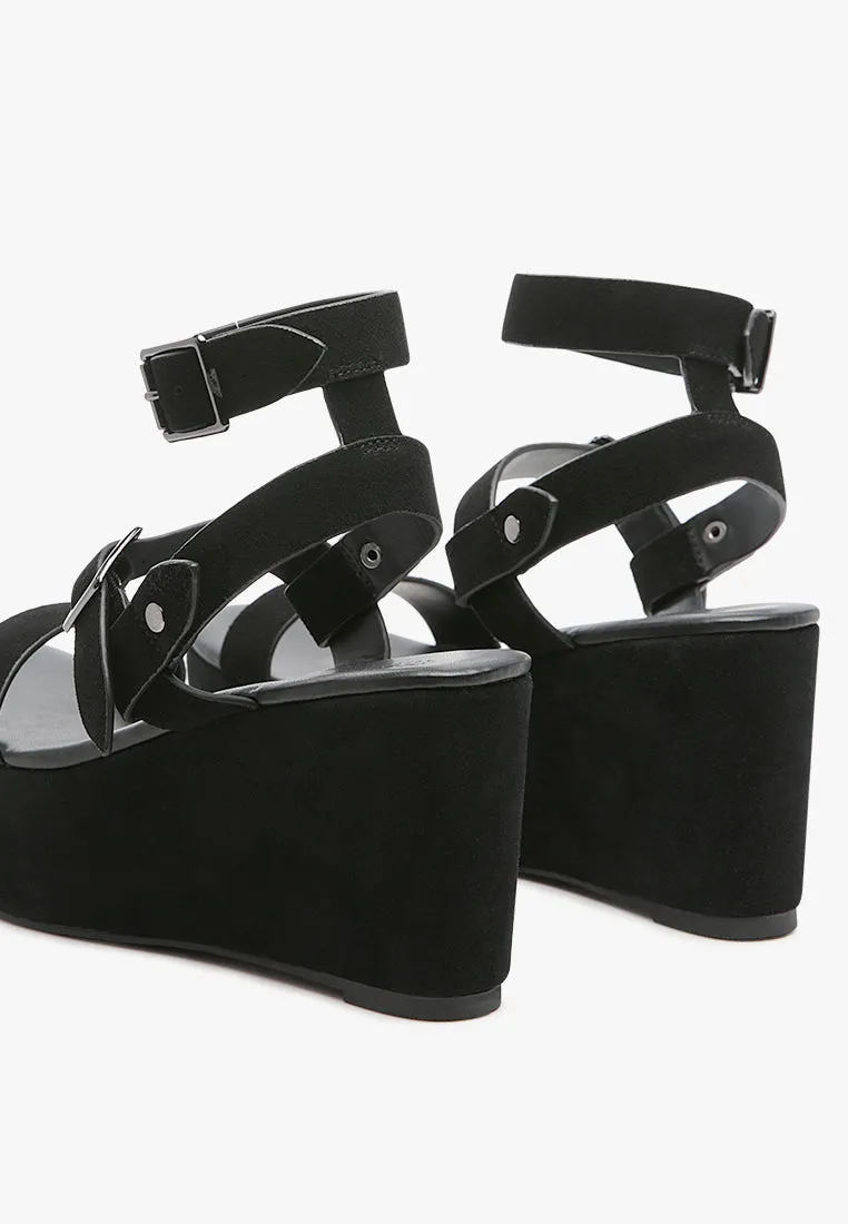 Portia Leather Wedge Sandal
