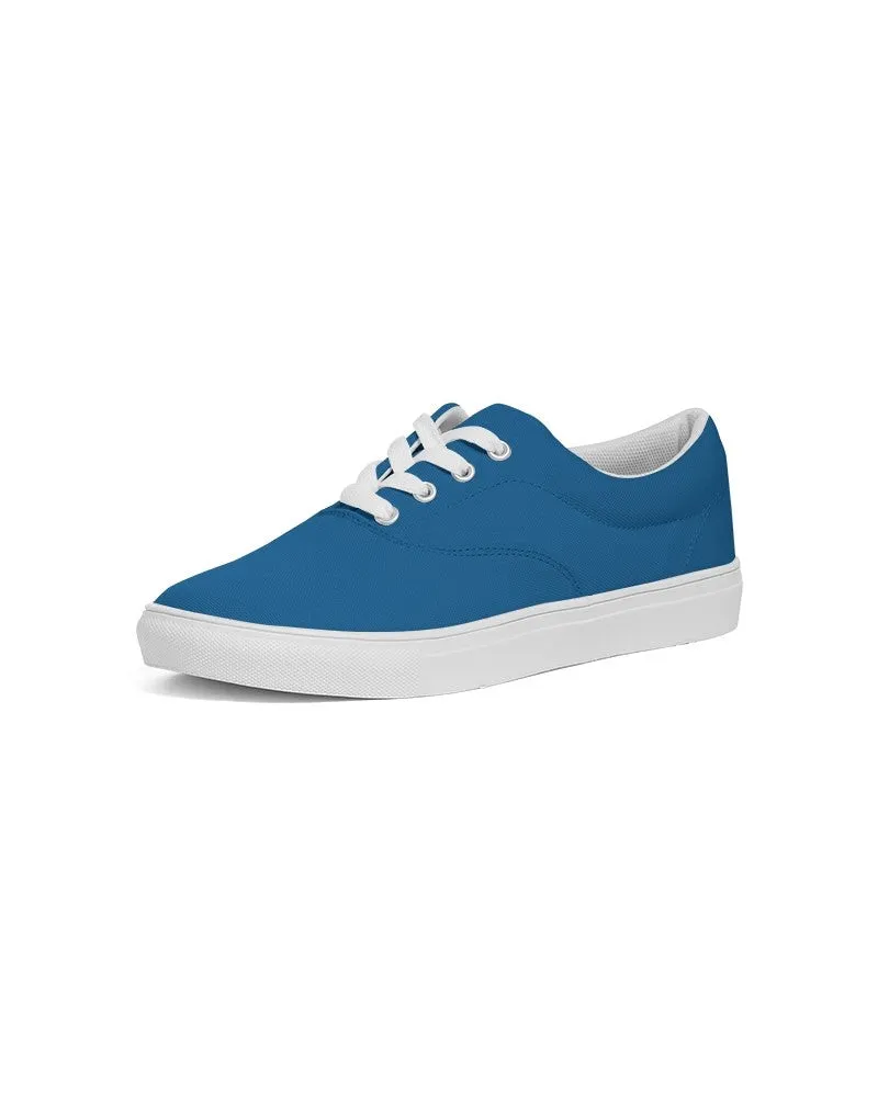 Shaded Blue Canvas Sneakers | Women's | C100M50Y0K30