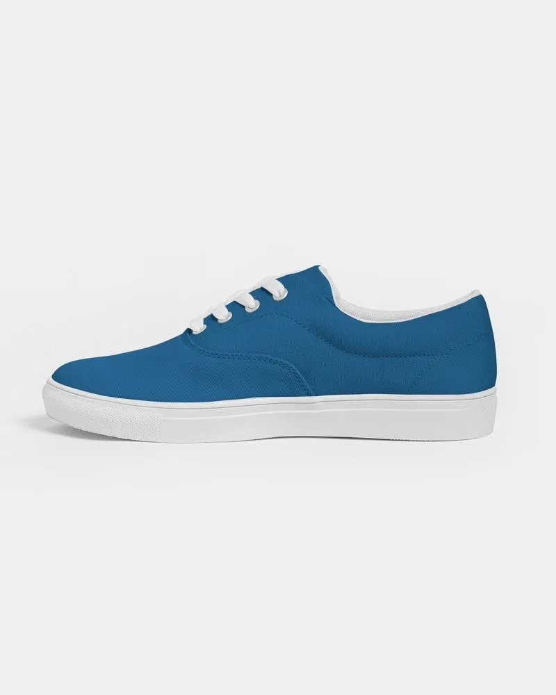 Shaded Blue Canvas Sneakers | Women's | C100M50Y0K30