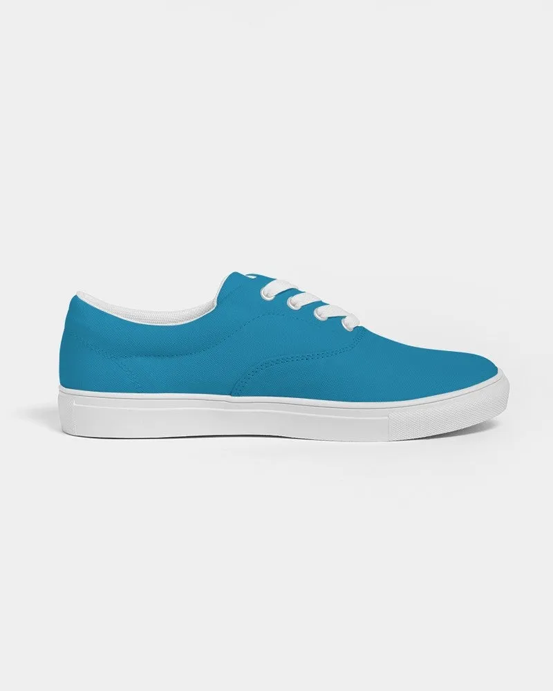 Shaded Cyan Canvas Sneakers | Women's | C100M0Y0K30