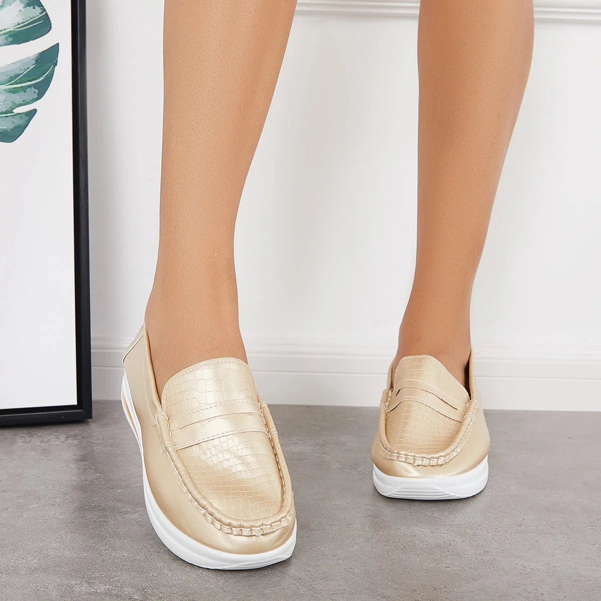 Women's Casual Platform Loafers