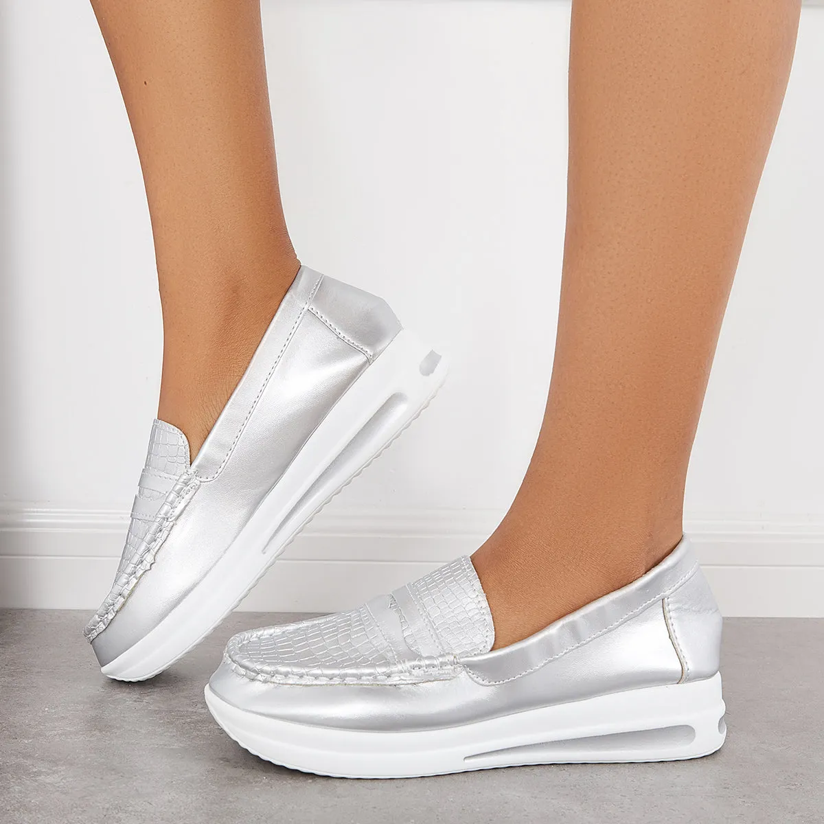 Women's Casual Platform Loafers