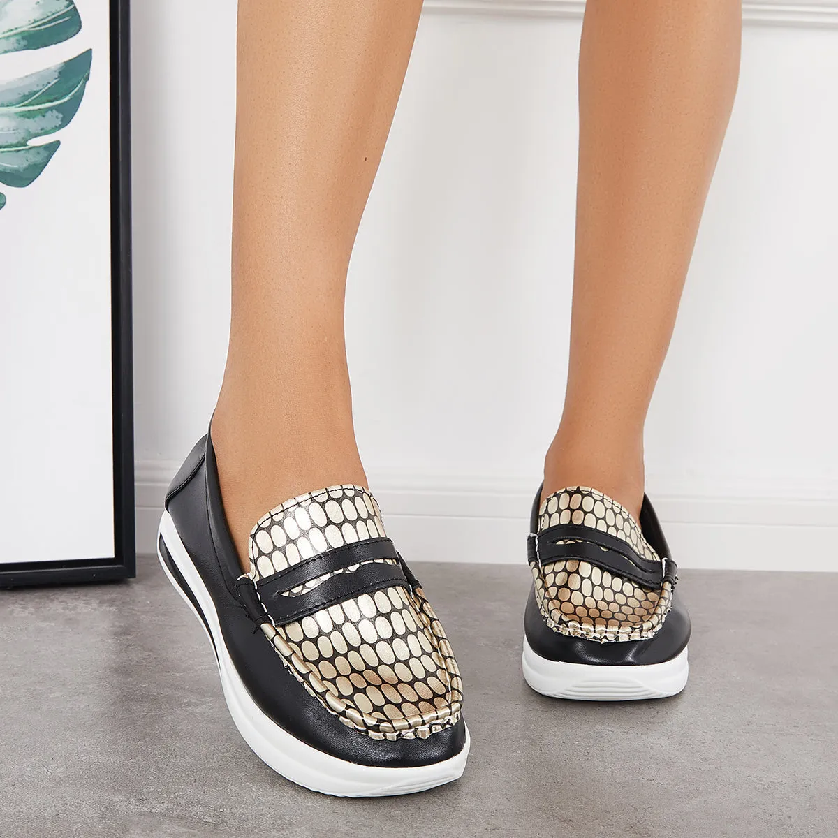 Women's Casual Platform Loafers