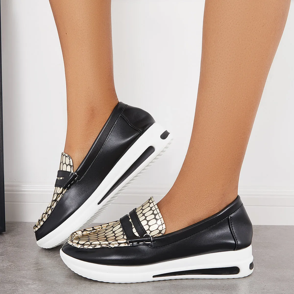 Women's Casual Platform Loafers