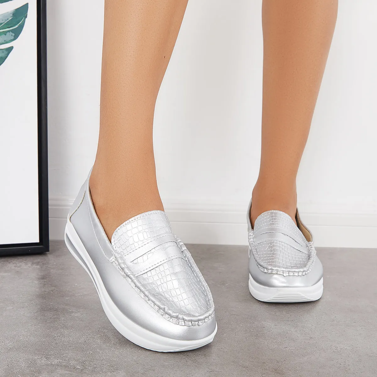 Women's Casual Platform Loafers