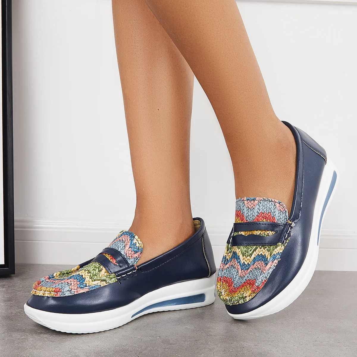 Women's Casual Platform Loafers