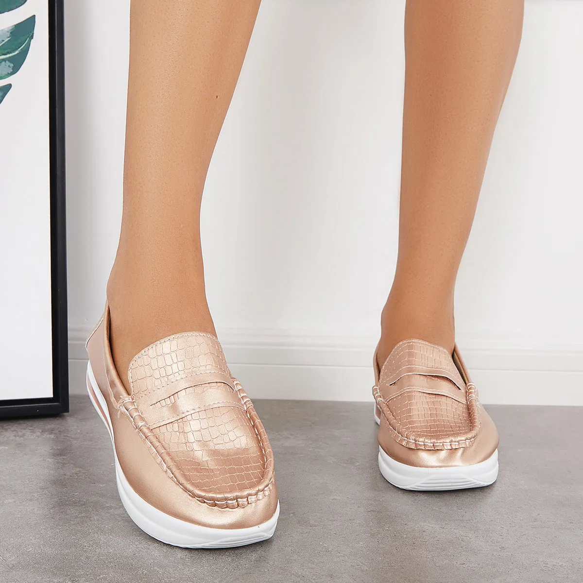 Women's Casual Platform Loafers