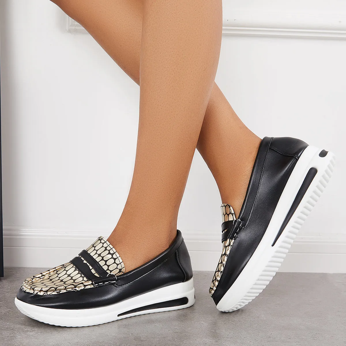 Women's Casual Platform Loafers