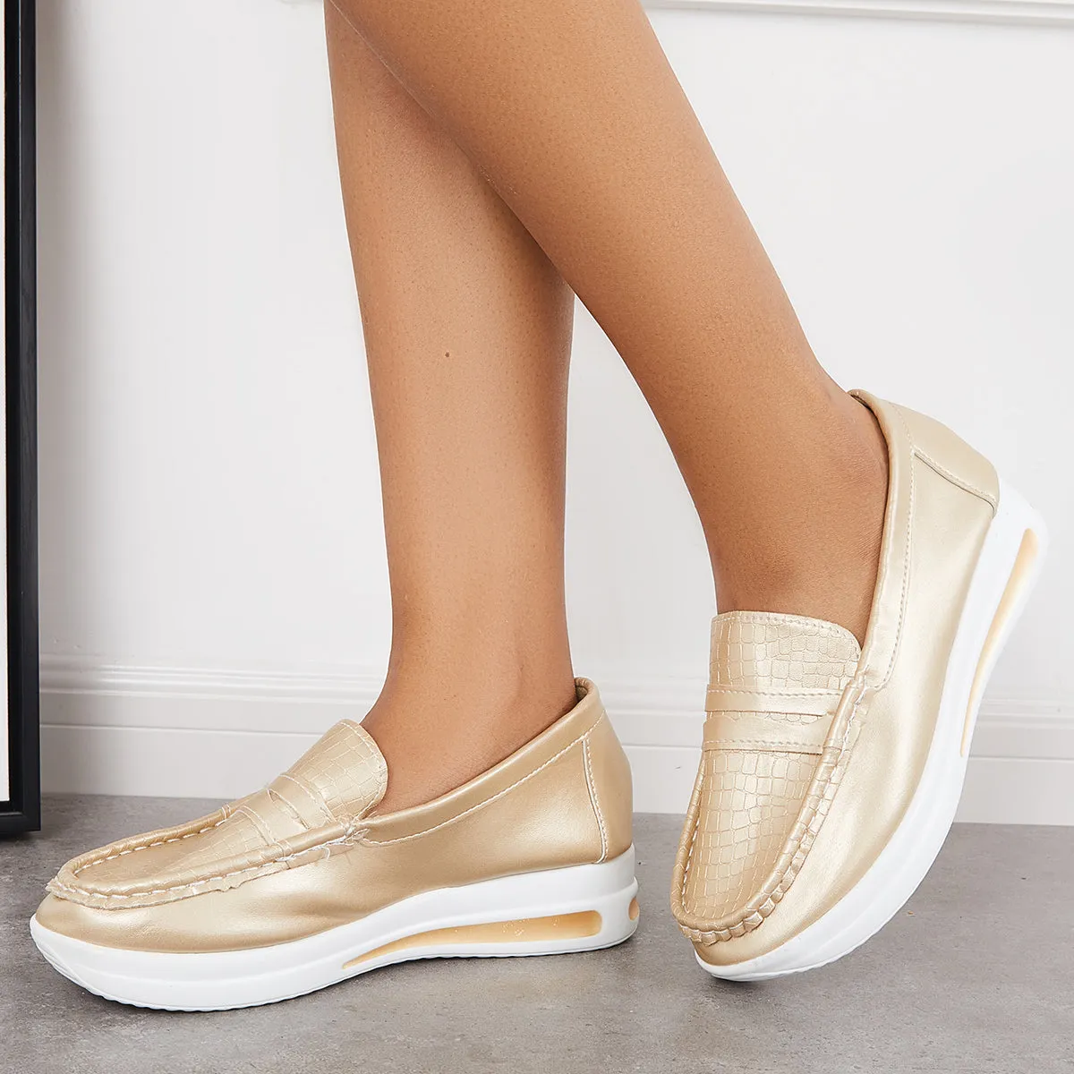 Women's Casual Platform Loafers