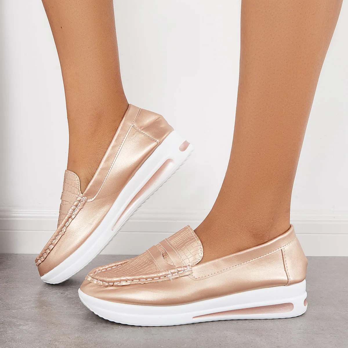 Women's Casual Platform Loafers